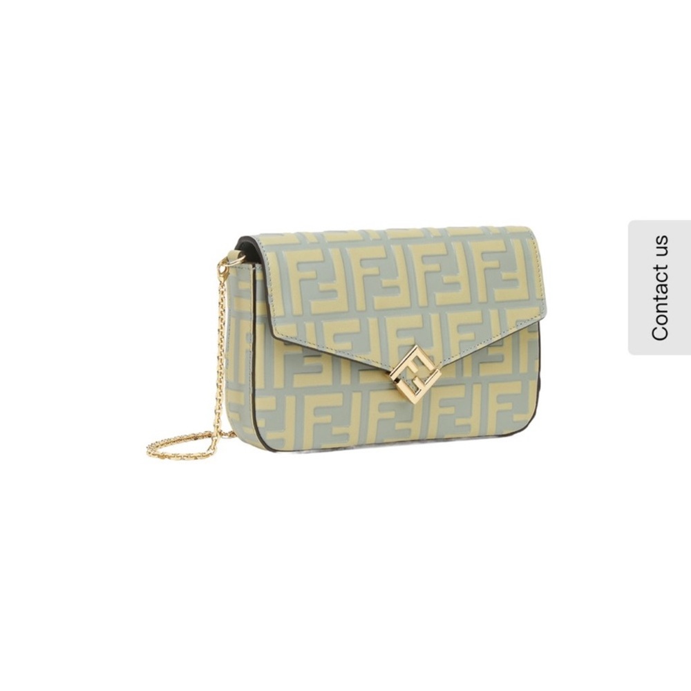 Fendi FF Diamonds Chain-Linked crossbody purse